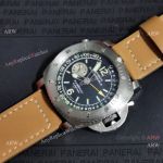 Panerai Luminor Submersible Depth Gauge Watch PAM00193 Brown Leather Strap-Replica Watches from China